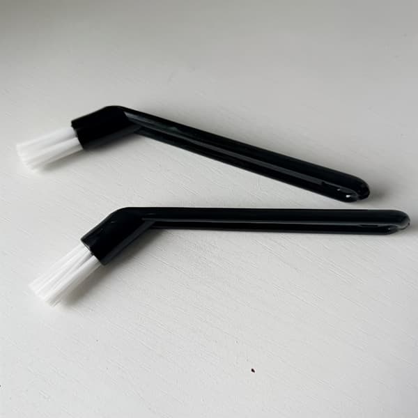 2-pak kaffemaskinerensebørste - nylonbørster, ergonomisk håndtag til espresso 2 2