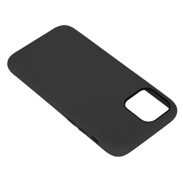 5,8-tums ultratunt stötsäkert telefonfodral för iPhone 11 Pro med mjukt anti-rep mikrofiberfoder svart