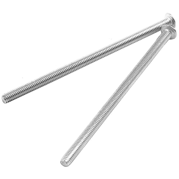 M4 X 80mm Unbrakoskrue med Knapphode - Rustfritt Stål (10-pakning)