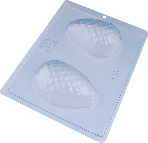 Pralinform Egg 150g - BWB 9450 - Spesiell 3-delt form Transparent transparent