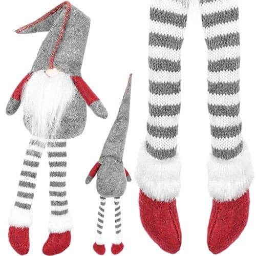 Istuin Joulupukki Harmaa Huopa 50 cm