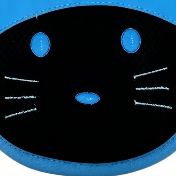 generisk handske til fjernelse fra katte, dobbeltsidet, til hunde og katte blå - blau