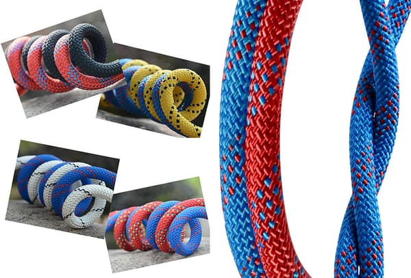 Statiskt Säkerhetsklätterrep 10mm 20 Meter Klätterrep, Brandräddningsfallskärmsrep, Flyktrep, Rappelrep