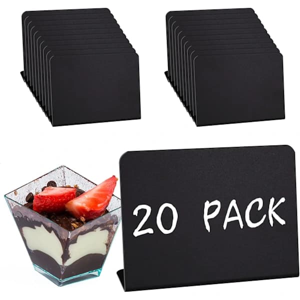 20 stk Mini tavler, Små tavler for merking
