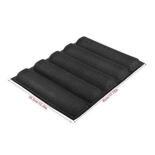 Brødform - Bagning - Silikone - 5 baguetter - Non-stick - 44x33 cm