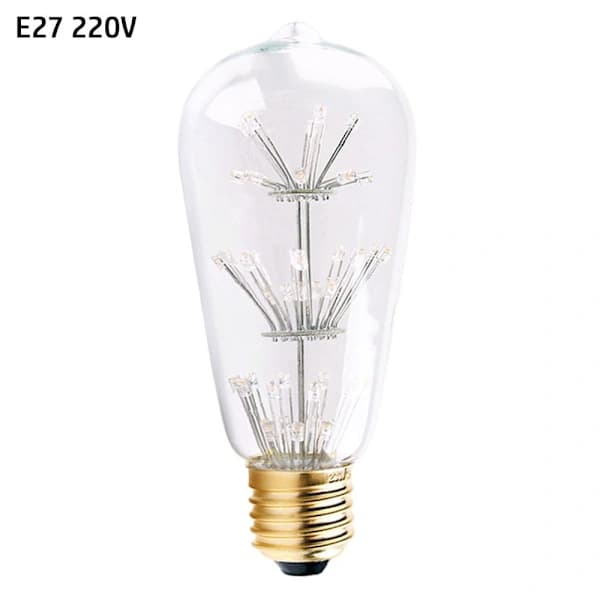Vintage retro pære 3W 2200K-E27 220V
