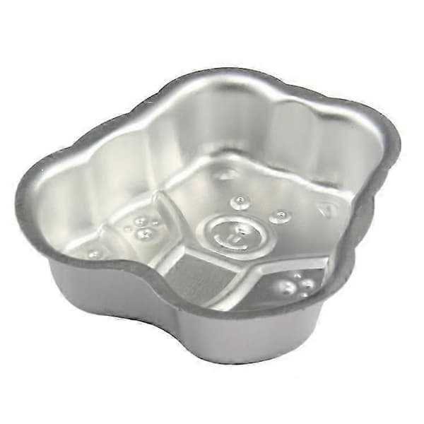 Aluminium 3D Bjørneformet Kakeform, 23 cm Bakeform for Bursdagskaker (LGL)