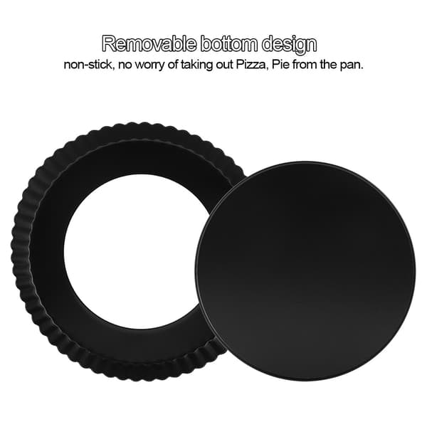 Non-stick pizzabrett 23 cm med avtakbar bunn