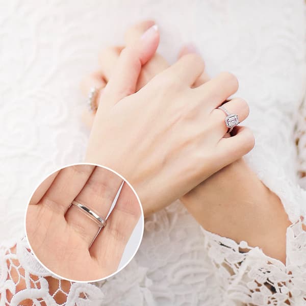 Ringjustering for tilpasning av ringstørrelse 8 stk Transparent S Transparent Transparent S