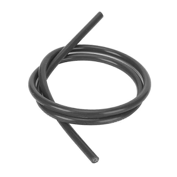 2 pcs Spark Plug Wires 8mm Silicone Silicon Carbide Core Ignition Cable 1m Long Black