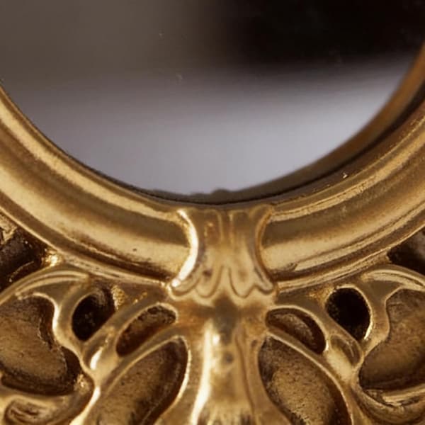 speil ornament harpiks rustikk elegant estetisk gull sirkel - Goldener Kreis