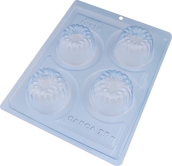 Praline Mold Cake Mold Chocolate Mold - BWB 10110 - Special 3 Part Mold Transparent transparent