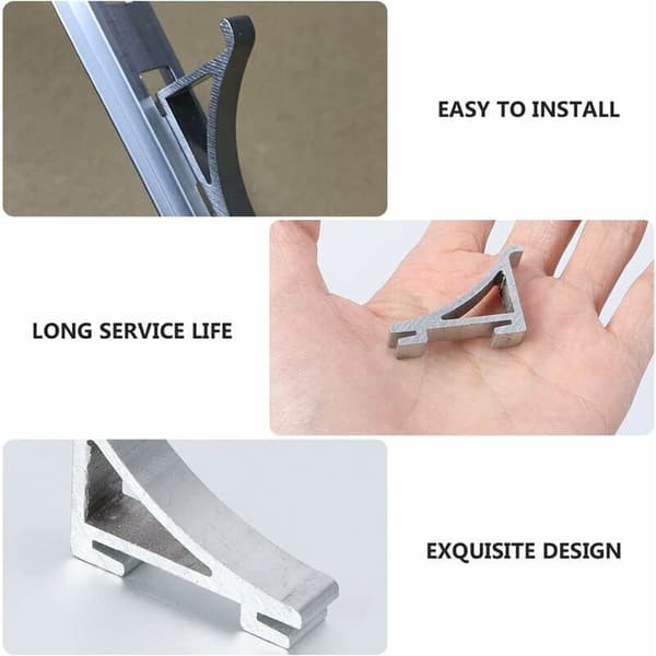 8 Pcs Refrigerator Shelf Clips Shelf Holder for Fridge Freezer, DEBUNS