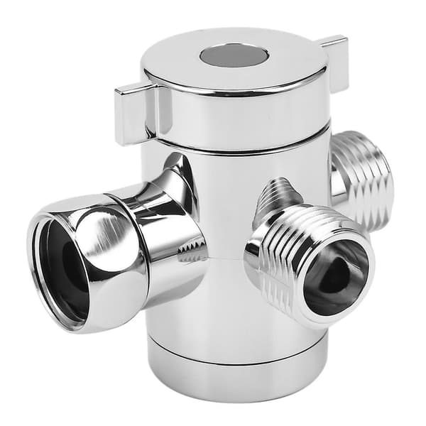 1/2 tomme 3-veis T-adapter Toalett Bidet Bad Dusjhode Armmontert Omkoblingsventil