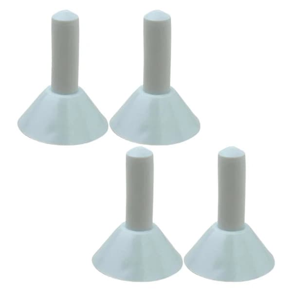 [EN] 4 Pcs Tent Pole Insulation Protective Caps Tent Tarp Gripper Protector for Backpackers Grey
