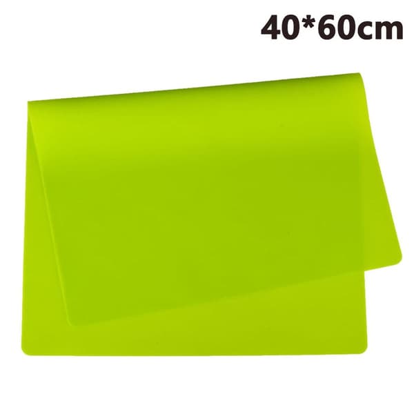 Food-grade silicone mat, non-stick, for kitchen baking, green KLB