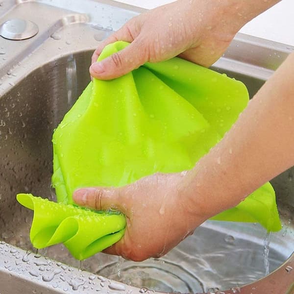 Food-grade silicone mat, non-stick, for kitchen baking, green KLB