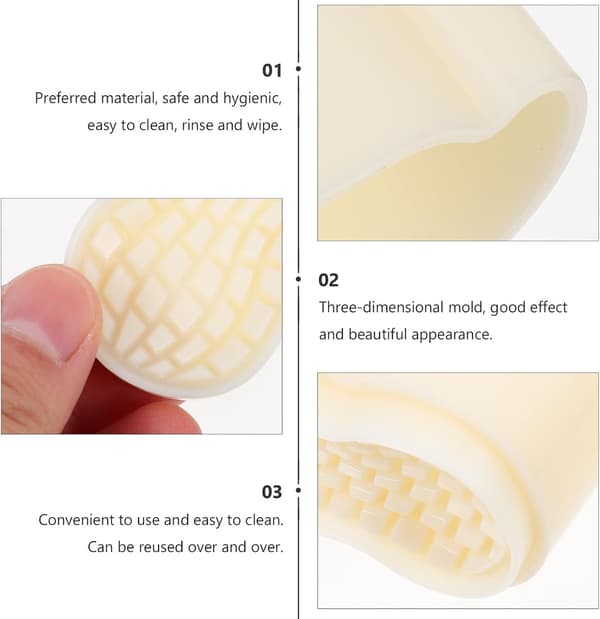 Genanvendelig plastikbageform, håndpresse, månekageform, praktisk at bruge