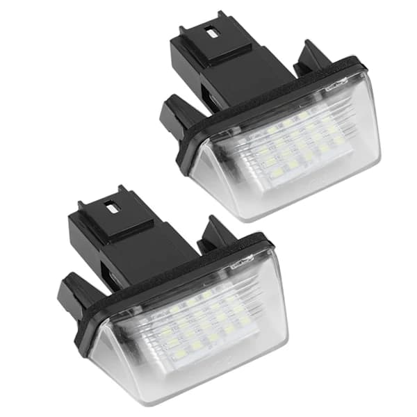 2 pcs 18 LED Left Right Car License Plate Light for Citroen C3 2002-2009 0.1