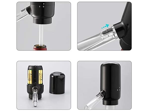 Elektrisk pumpe for vinflasker - Vindispenser 272
