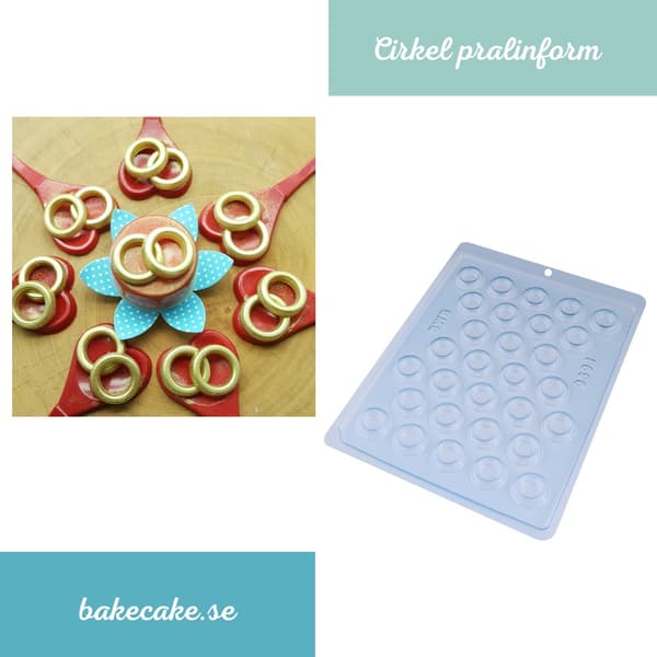 Praline Cirkel Chokoladeform - BWB 9691