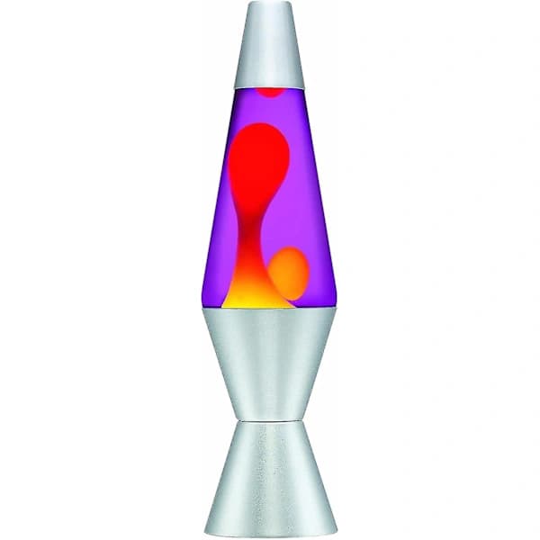 Lavalampa 37 cm Blå/Klar/Sort, Aluminium Guanguan D