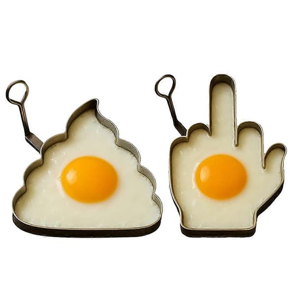 Unikt formet egg stekepanne matkvalitet for sikker bruk gave til venner A