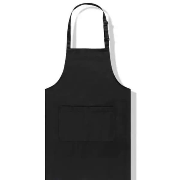 Unisex kjøkkenforkle med to frontlommer for matlaging, grilling, restaurant