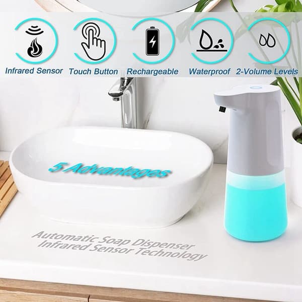Automatic Foam Dispenser Rechargeable Hand Dispenser Contact