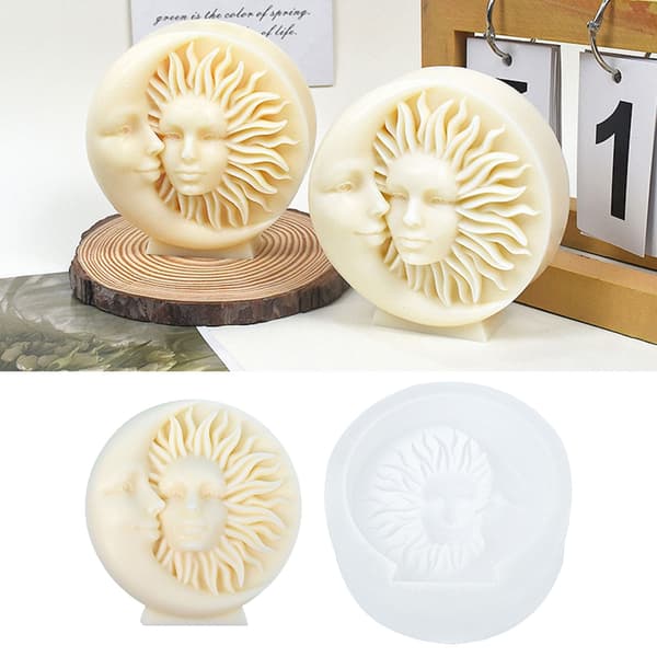 3D-preget stearinlysform for DIY-stearinlys Hjemmeinnredning
