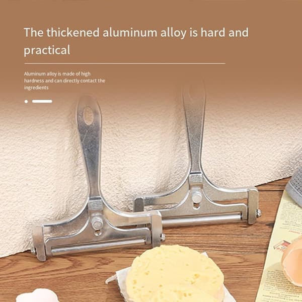Adjustable Cheese Slicer - Professional Multifunctional Variable Thickness Butter Soft Hard Universal Hanging High Quality Stainless Steel_yu
