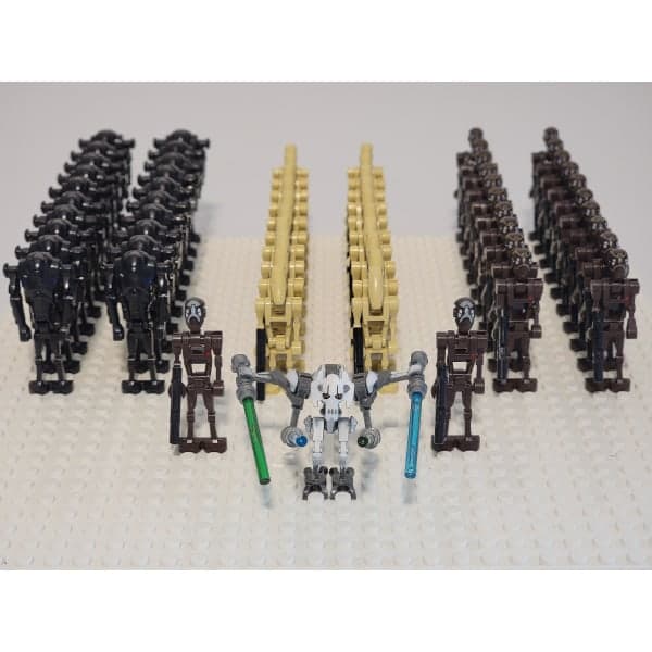 Star Wars Battle Droids Army Tilpasset Sett 63 stk Commando Droids Super Battle Droids [DmS]
