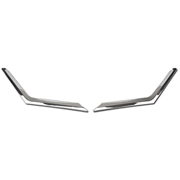 2 stk. krom frontgrill dæk trim lys hovedgrill til Rogue T32 2014 2015 2016