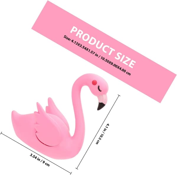 Flamingo-statuen af plastik i pink til haven