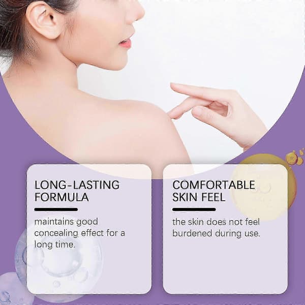 Ivory White Body Concealer Cream - Waterproof, Sweat-proof Coverage for Tattoos, Scars & Birthmarks | Moisturizing & Brightening Skin Tone