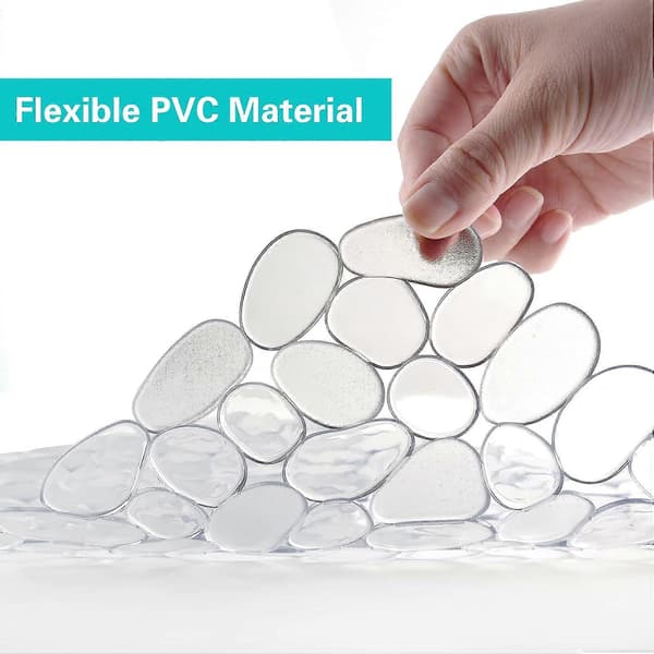 Vaskemåtte Pebble Beskyttelsesmåtte PVC Miljøvenlig Justerbar Rustfri