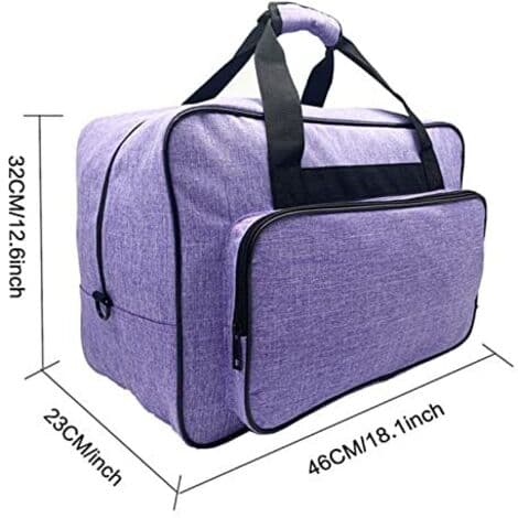 Sewing Machine Bag with Spacious Interior, Robust Carrying Case for Sewing Machine, Travel Bag for Sewing Machine