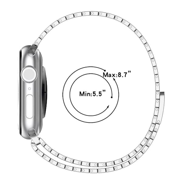 Magnetarmbånd Milanese BLÅ 38/40/41MM blå 38/40/41mm