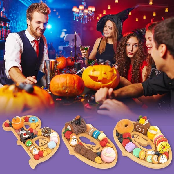 Halloween ostebrett gotisk festlig serveringsbrett for forretter -