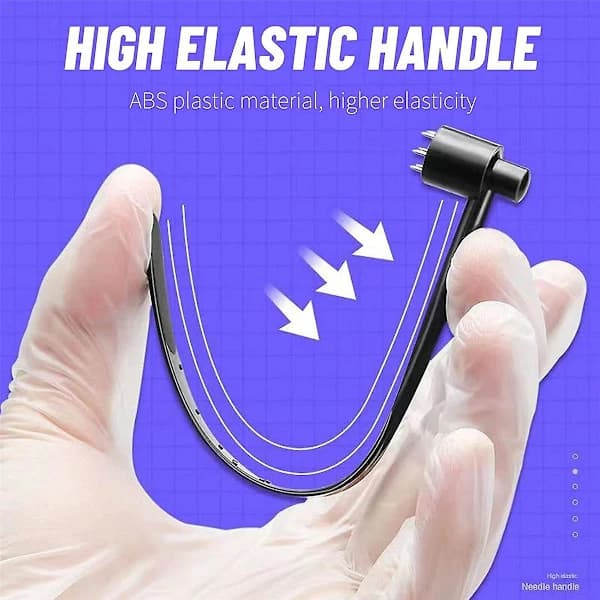 1 BOX (12 PCS) 7-star needle & Dermal hammer, needle set