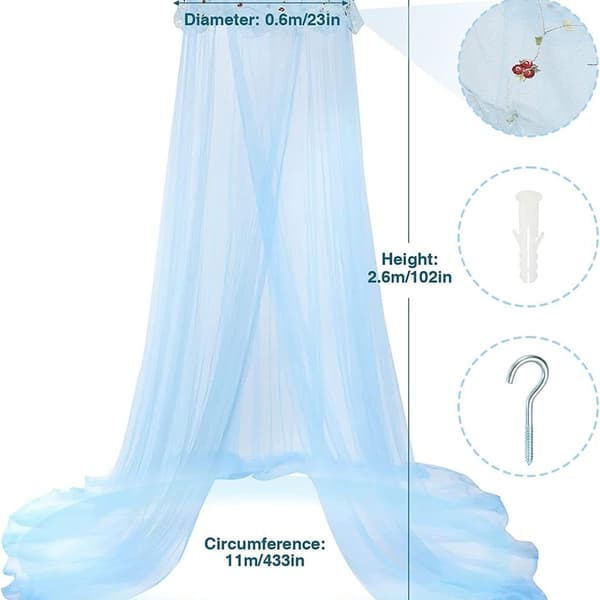 Mosquito net bed, bedspread, queen size single bed, double bed, mosquito net