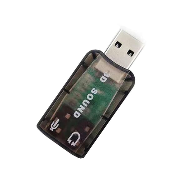 3 stk. virtuelt 5.1-kanals lydspor uden driverkort til CM108 USB2.0 3D -