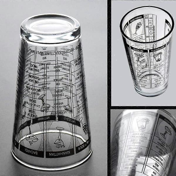 Rustfrit stål 700ml Krus + 400ml Glas Fødevaresikker Cocktailshaker