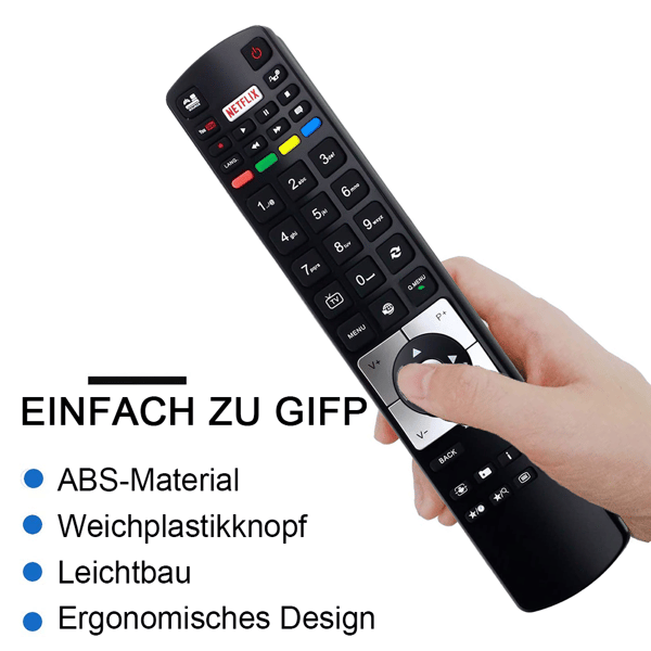 Fjernkontroll for Hitachi TV Universell TV-erstatningsfjernkontroll