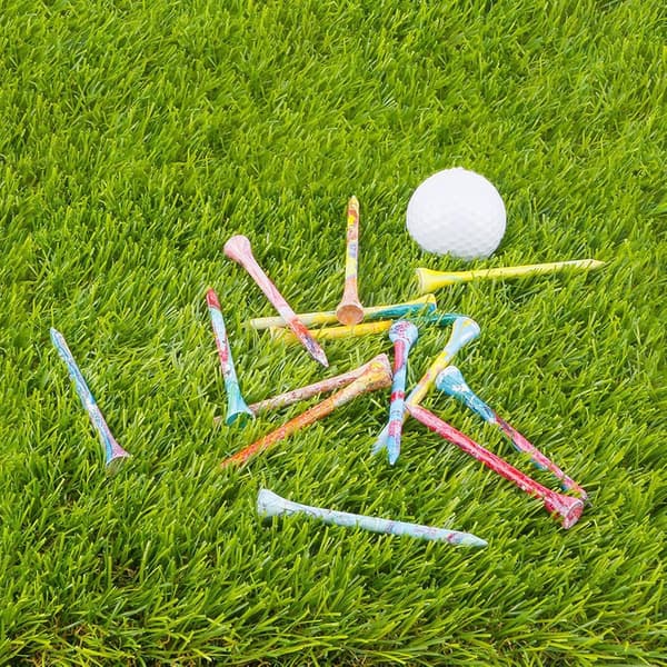 värikäs golf-tee, golfharjoitustee puu-golf-tee, harjoitusväline 83mm - 83mm