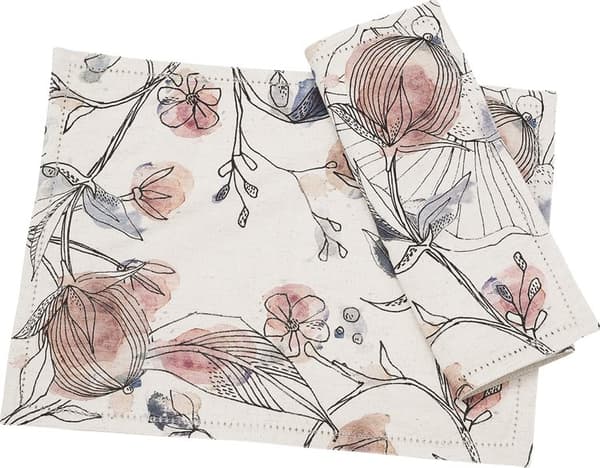 Hanami-pöytätabletti, 2 kpl, 44x33cm Sand beige