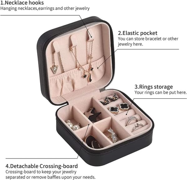 Mini korurasia (musta), kannettava korurasia matkoille