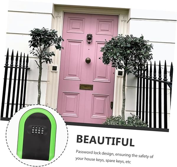 Key Lock Boxes 5 Pcs Security Lockboxes Key Lockers Lockable Key Cabinets for Keys