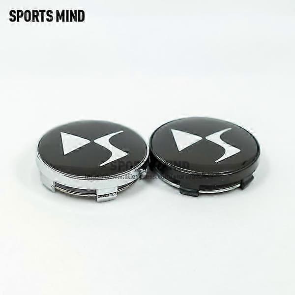 4 stk/parti 60 mm DS bilhjulscenterkapsler til DS DS3 DS5 DS6 Deesse PSA-logo Stilfuldt holdbart udskiftningsstøvdæksel