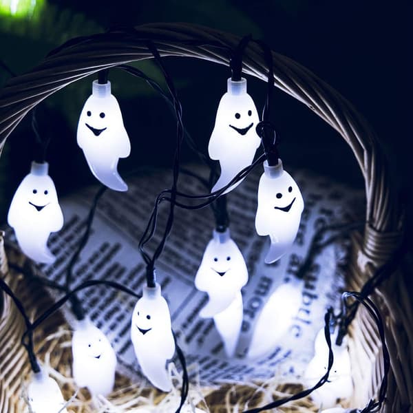Halloween Dekorationslys, 3 tilstande 2PAKKE 3M 20 LED Vandtæt Ud